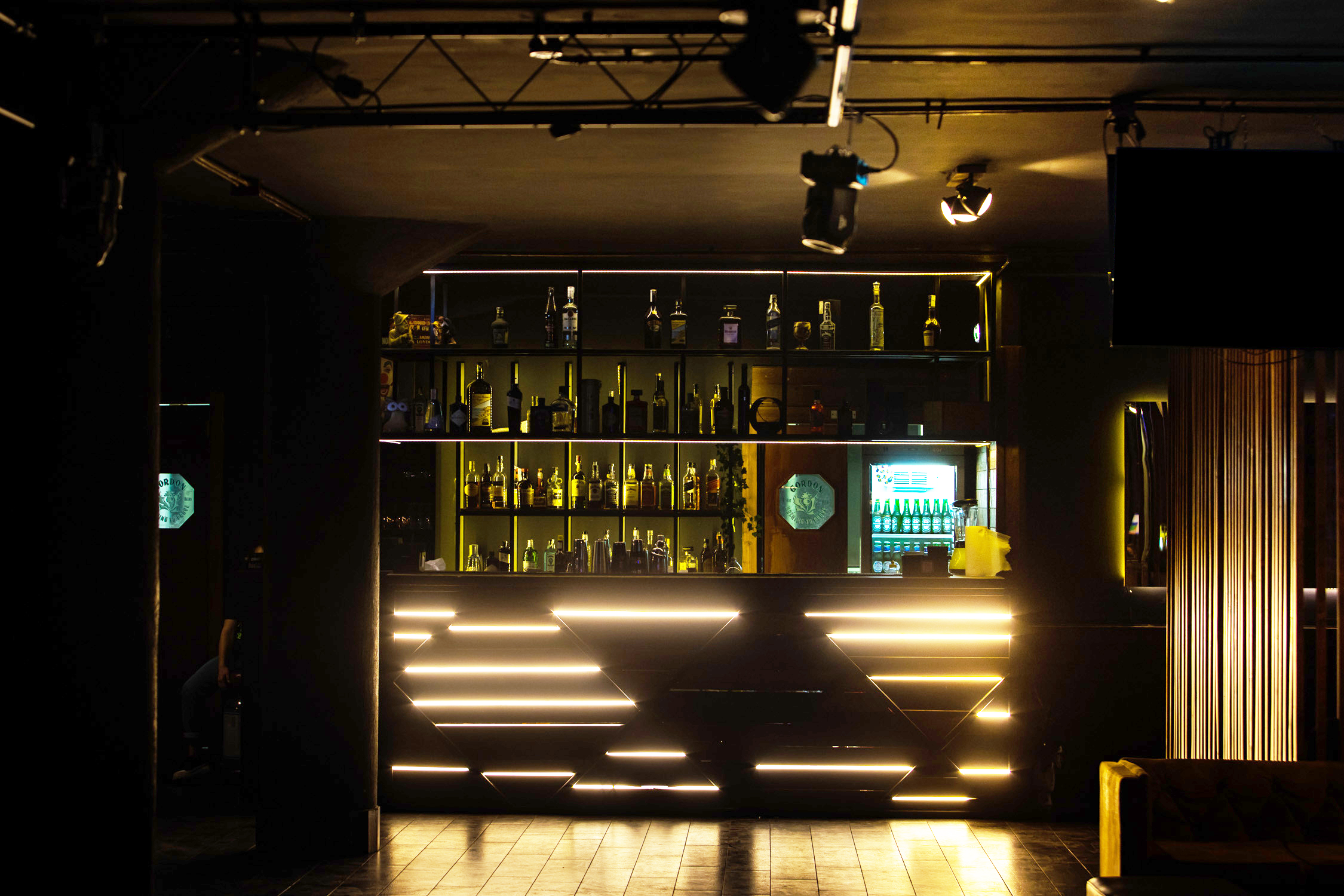 Rock and Blues - bancone con LED